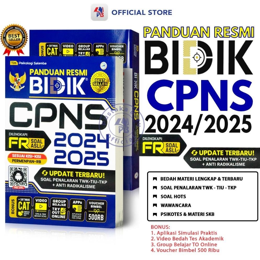 Jual Fb-43 Buku CPNS 2024 2025 / Panduan Resmi Bidik CPNS 2024-2025 ...