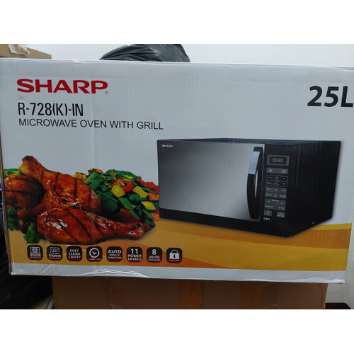 Jual SHARP MICROWAVE GRILL R-728(K) R-728(W) R-728(S) | Shopee Indonesia