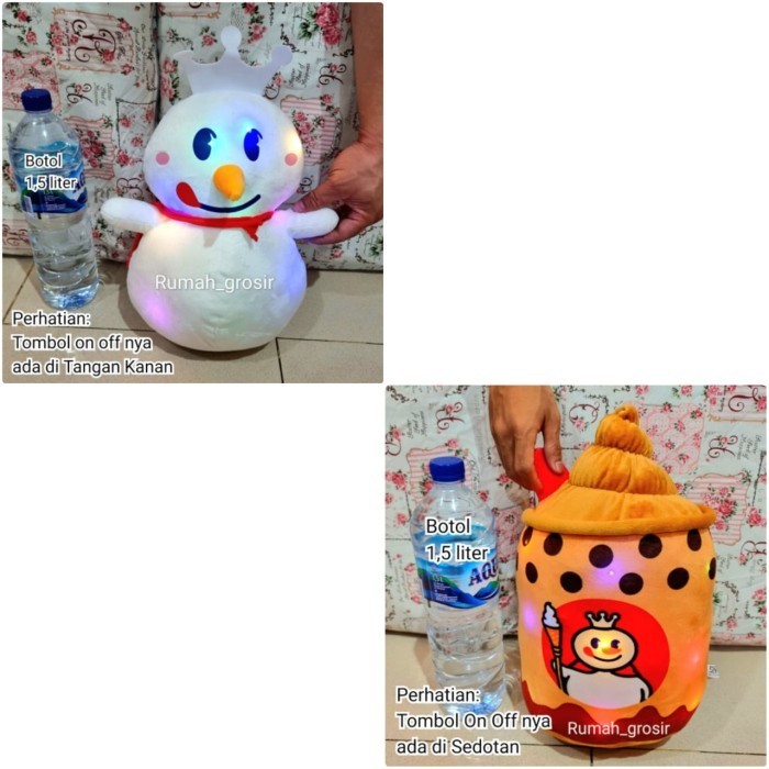 Jual Boneka Mixue King Led Lampu Besar Atau Boba Ice Cream Mixue Led ...