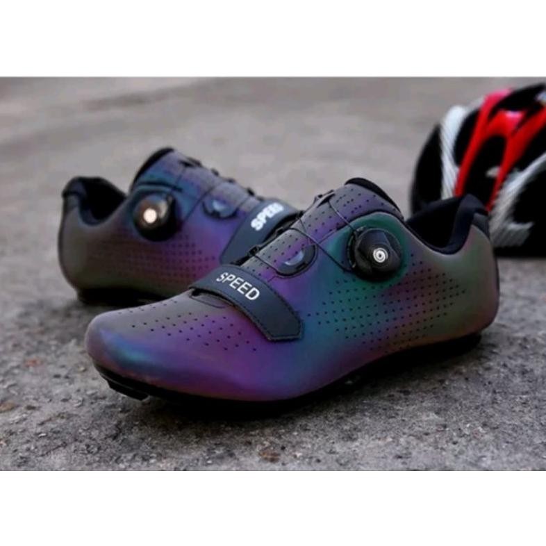 Jual Premium Speed Sepatu Sepeda Multi Cleat MTB Roadbike Sepatu Gowes ...