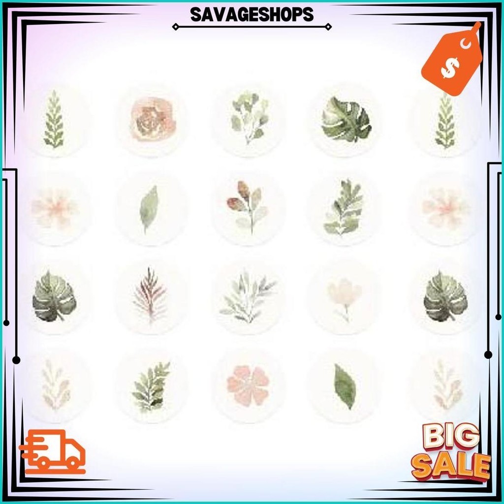 Jual Sticker Aesthetic Hanya Lima Ribu Rupiah Best Seller | Shopee ...