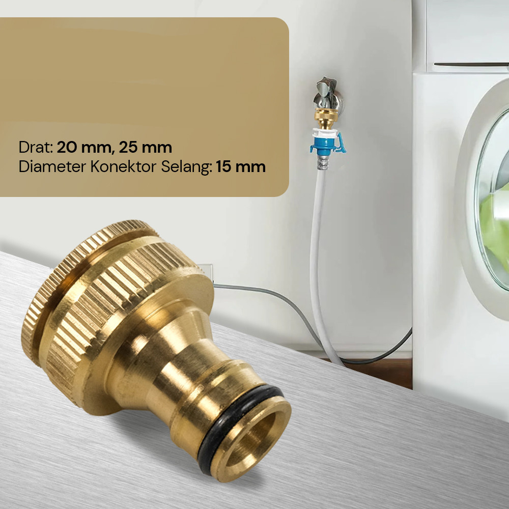 Jual WHISM Konektor Keran Air Washing Machine Conversion Interface ...