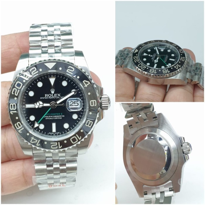 Jual Best Seller! Jam Automatic gmt Master II jubile noob 904L swiss ...