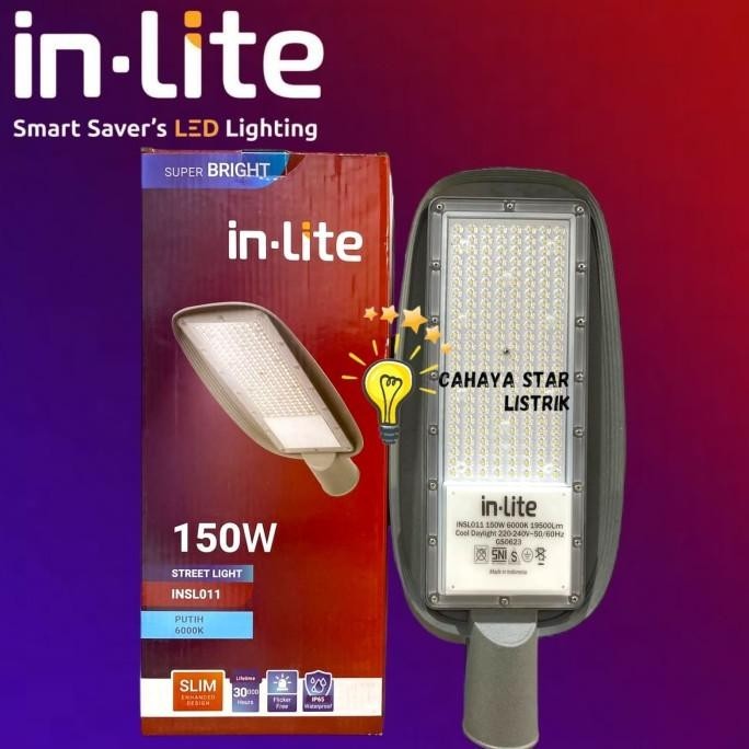 Jual NEW LAMPU JALAN PJU LED 150W 150 WATT INLITE INSL011 STREET LIGHT ...