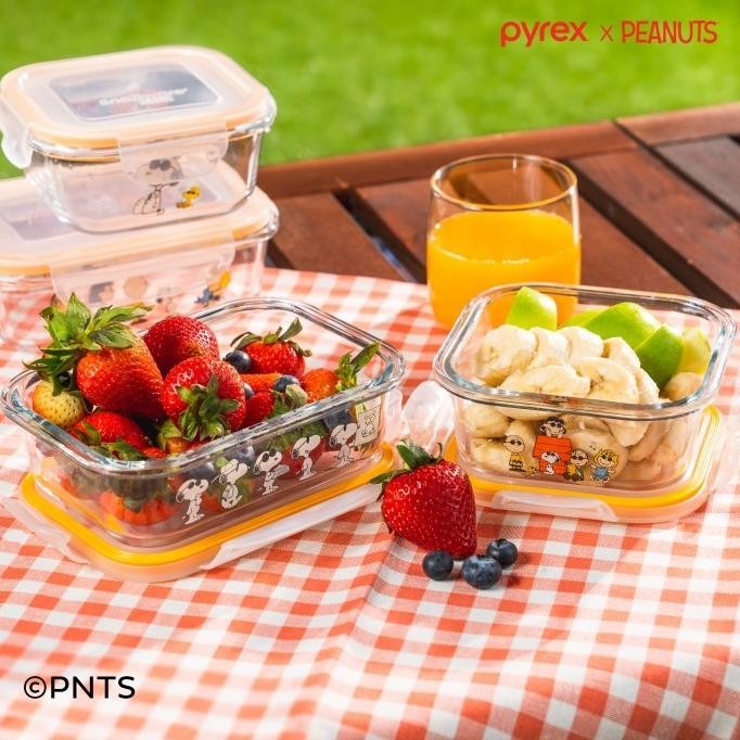 Jual [Baru] Pyrex Snoopy Food Container / Kotak Makan Kaca | Shopee ...