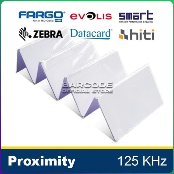 Jual [Ready] Kartu Rfid Proximity 125 Khz Blank Id Card Pvc 200 Pcs ...