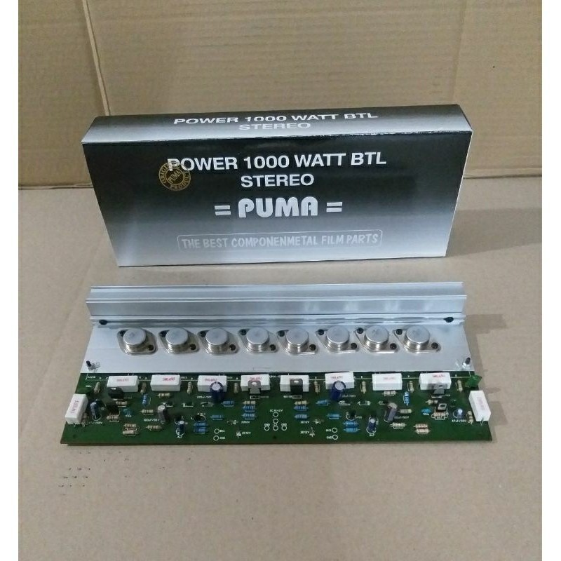 Jual KIT POWER AMPLIFIER 1000 WATT STEREO TR 2N3055/ MJ2955 ST ASLI