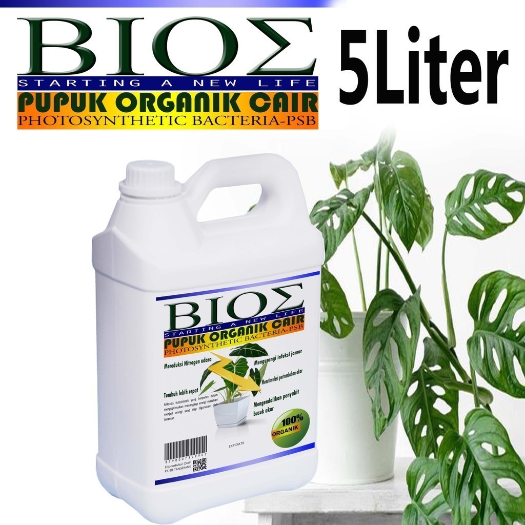 Jual BioE Pupuk hijau daun PSB fotosintesis Bakteria 5 Liter TA46SA ...