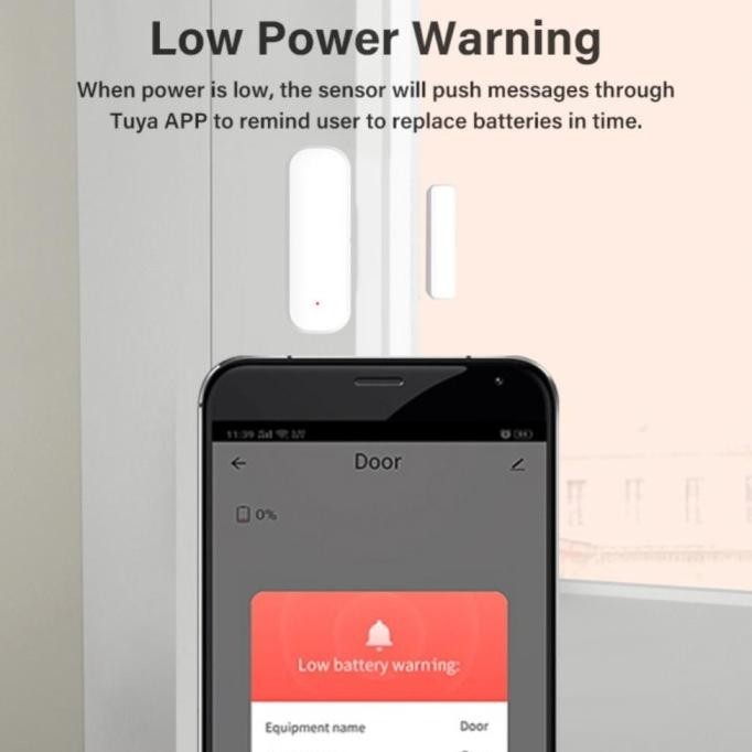 Jual Tuya Zigbee Pintu Sensor Pintar Detektor Terbuka Tertutup | Shopee ...
