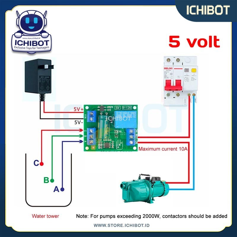 Jual 5V Water Level Controller Module Ketinggian Air Sensor Modul ...