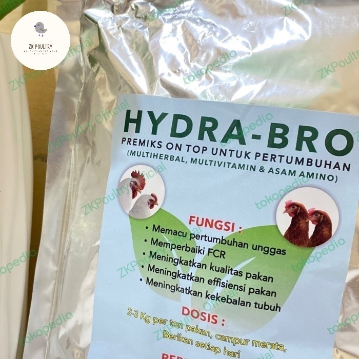Jual Hydra Bro Premix Unggas Kemasan 1Kg | Shopee Indonesia