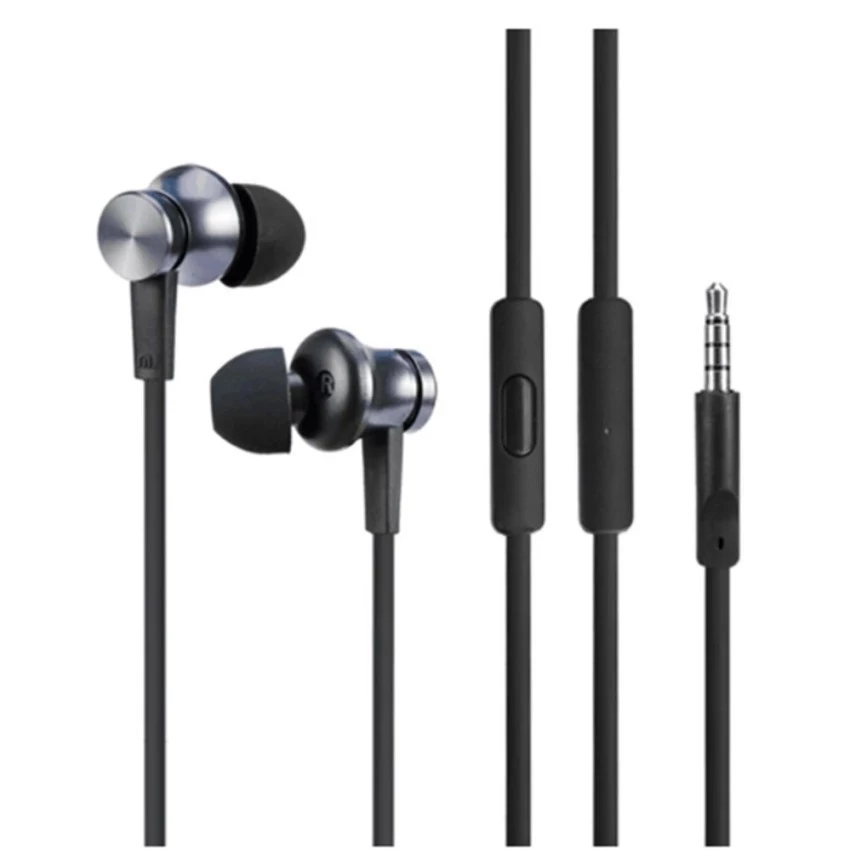 Xiaomi In-Ear Headphones Basic | Built-in Microphone | Desain elegan | Earphone | Headset [ Official Store ]