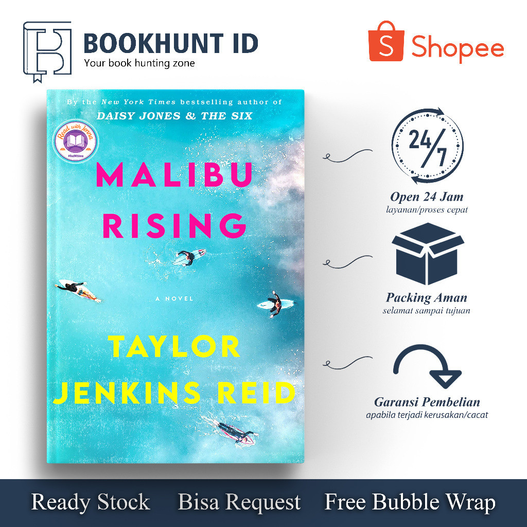 Jual Malibu Rising by Taylor Jenkins Reid (English) | Shopee Indonesia
