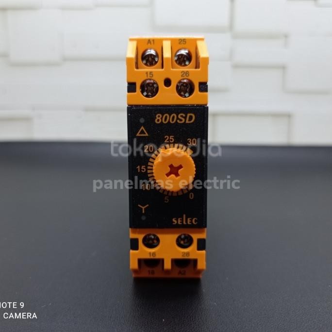 Jual Analog Timer 800Sd-2 Selec Relay Kontrol Star Delta Timer 800Sd2 ...