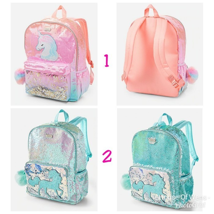 Jual Justice Unicorn Ombre Shaky Backpack Tas Backpack Justice Shopee Indonesia