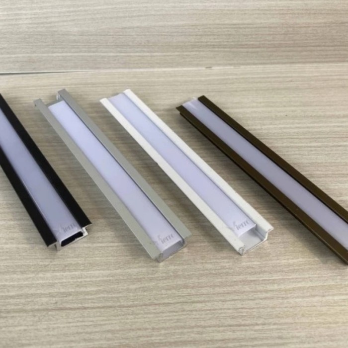 Jual Produk kap housing LED strip model sayap tanam 3meter | Shopee ...