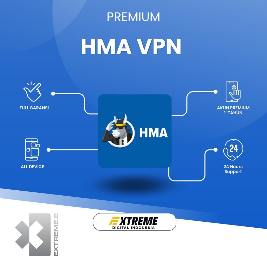 Jual Original HMA Vpn Premium (Private 1 Tahun 5 Device) | Shopee Indonesia