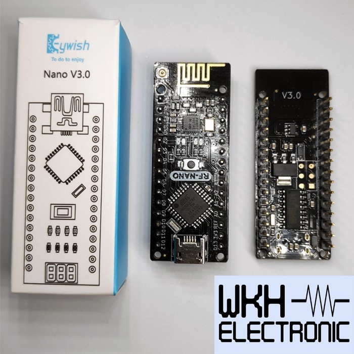 Jual (WKH) RF NANO NRF24L01 ARDUINO NANO V3 INTEGRATED WIRELESS