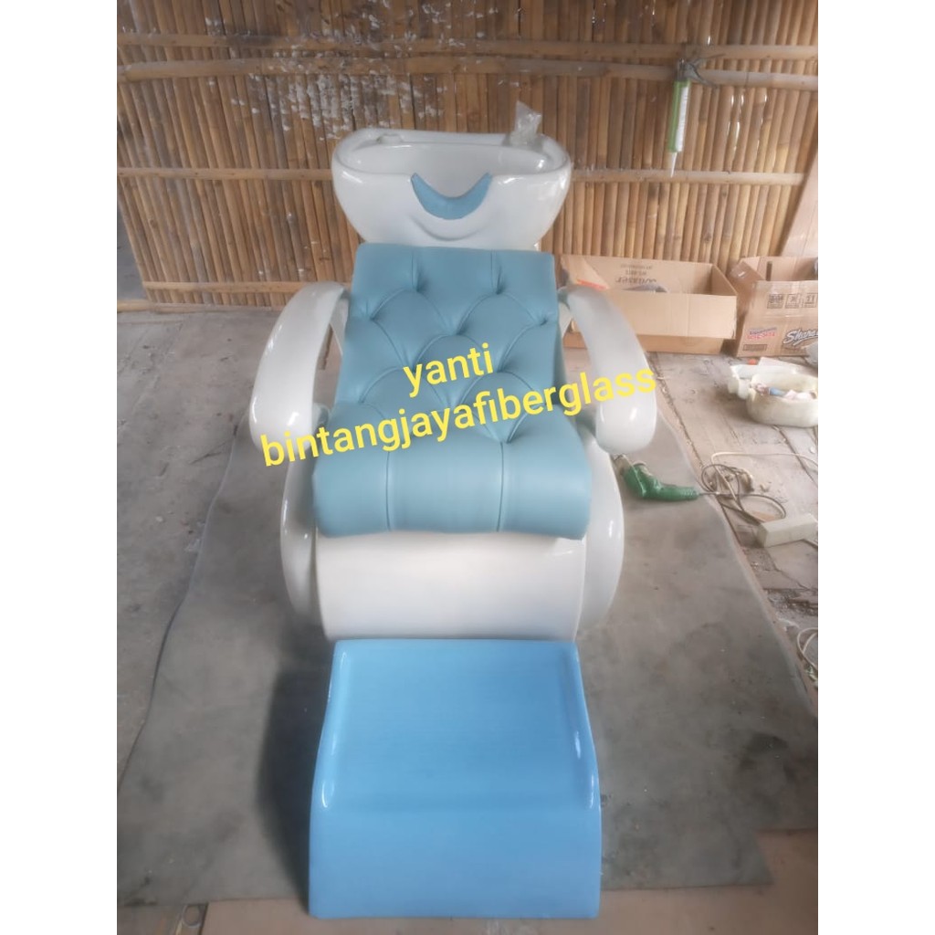 Jual kursi keramas tiduran/kursi cuci rambut isabel/wasbak cuci rambut ...