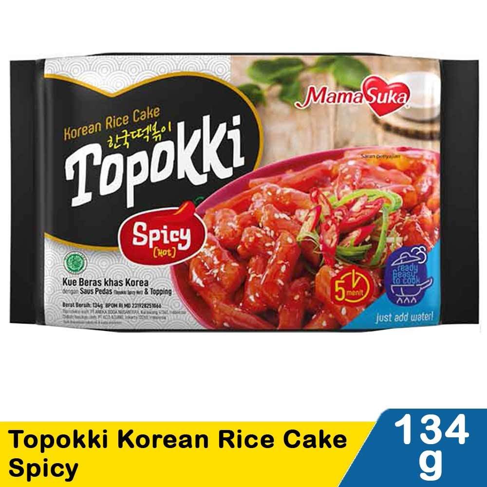 Jual Topokki Instan Korea Rice Cake MamaSuka toppoki HALAL 134 gr Mama