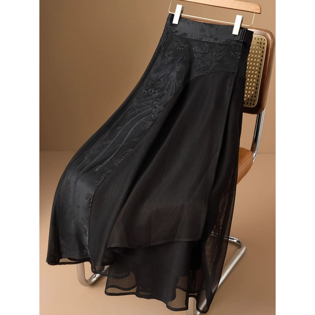 Jual Rok Jala Bordir Tiongkok Baru Desain Kelas Atas Rok Kasa Cheongsam ...