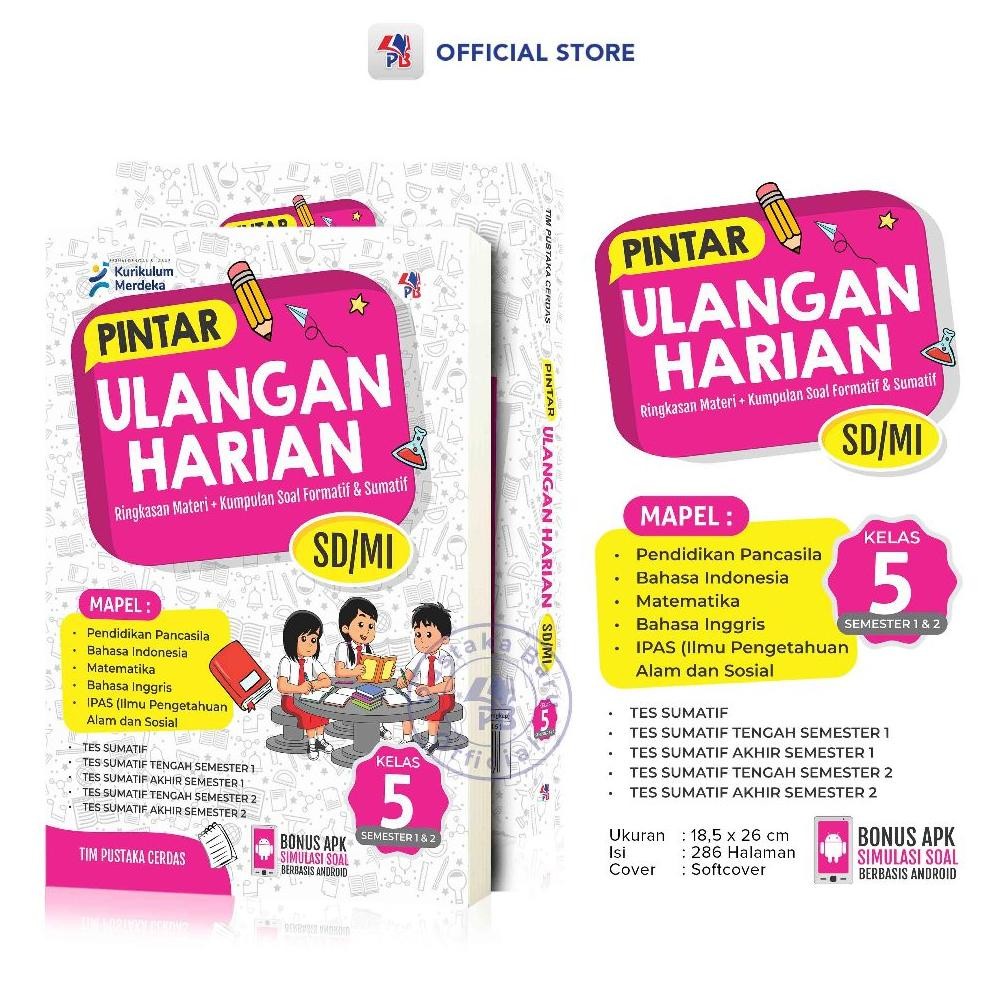 Jual TERLARIS Buku Ulangan Harian SD Kelas 1,2,3,4,5,6 Kurikulum ...