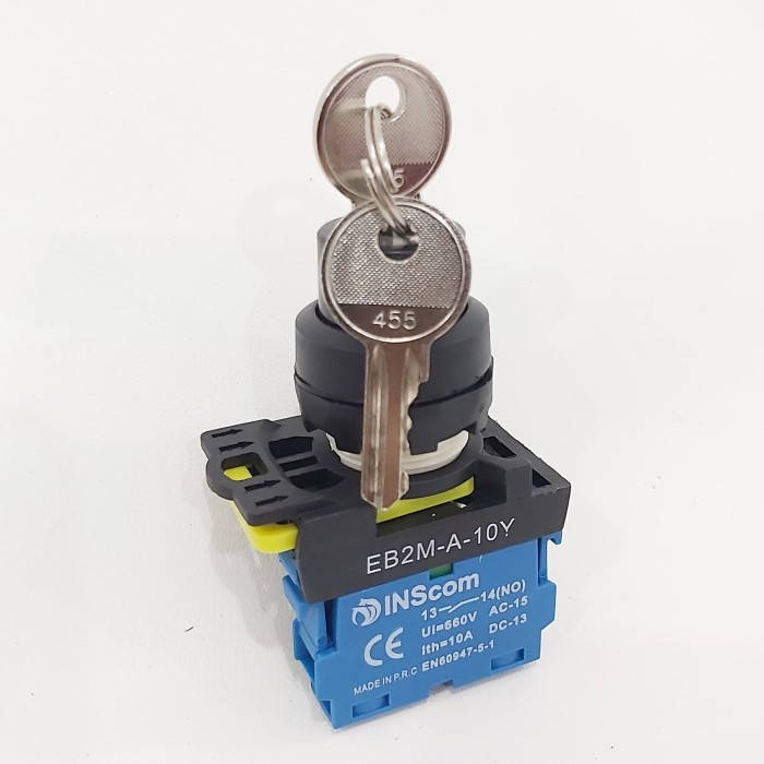 Jual SELECTOR SWITCH WITH KEY STAY PUT / PUSH BUTTON KUNCI LOCK ON OFF ...