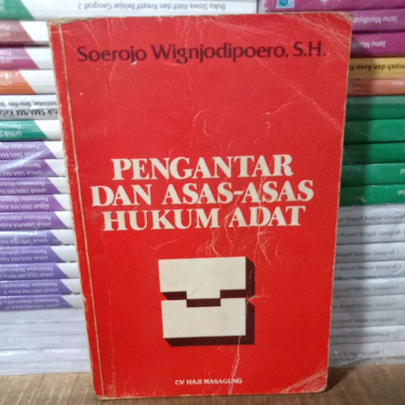 Jual Buku Original PENGANTAR DAN ASAS - ASAS HUKUM ADAT Haji Masagung ...
