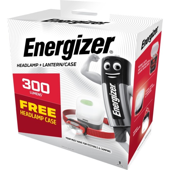 Jual Lampu Energizer Headlamp+Lantern/Case 300 Lumens Shopee Indonesia