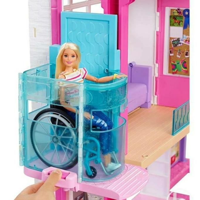 Jual Promo Barbie Dream House 2020 New Bigger Elevator Original Mattel