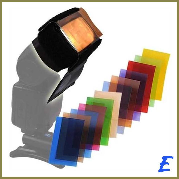 Jual FILM PAPER 12 COLOR LIGHT FLASH CAMERA DIFFUSER FILTER - KERTAS ...