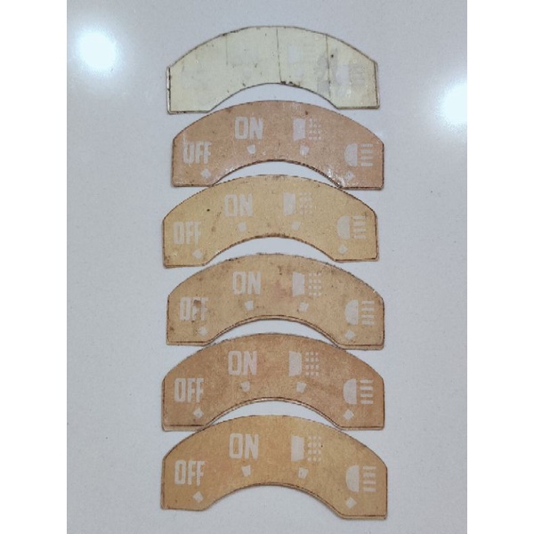 Jual Stiker Indikator On Off Spidometer Yamaha Jadul Ori (NOS, SEGEL ...
