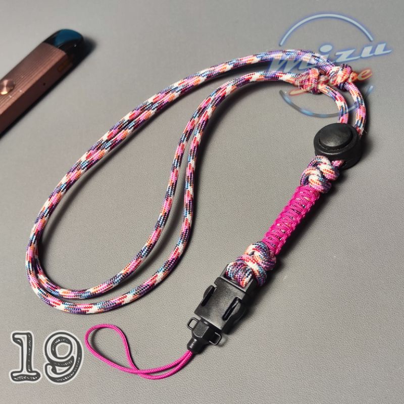 Jual LANYARD HANDPHONE TALI PARACORD/GANTUNGAN ID CARD/NAME TAG ...