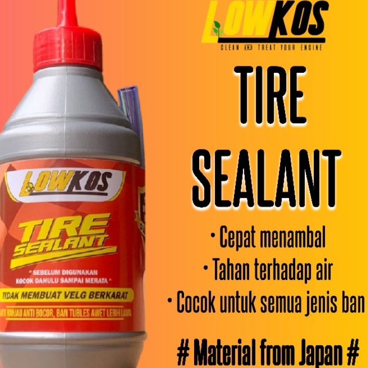 Jual LTI081 LOWKOS - CAIRAN BAN TUBLES 350ml Tire Sealant Anti Ranjau ...