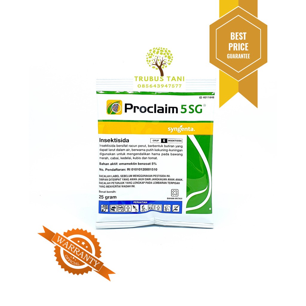 Jual Insektisida Proclaim kemasan 25gr | Shopee Indonesia