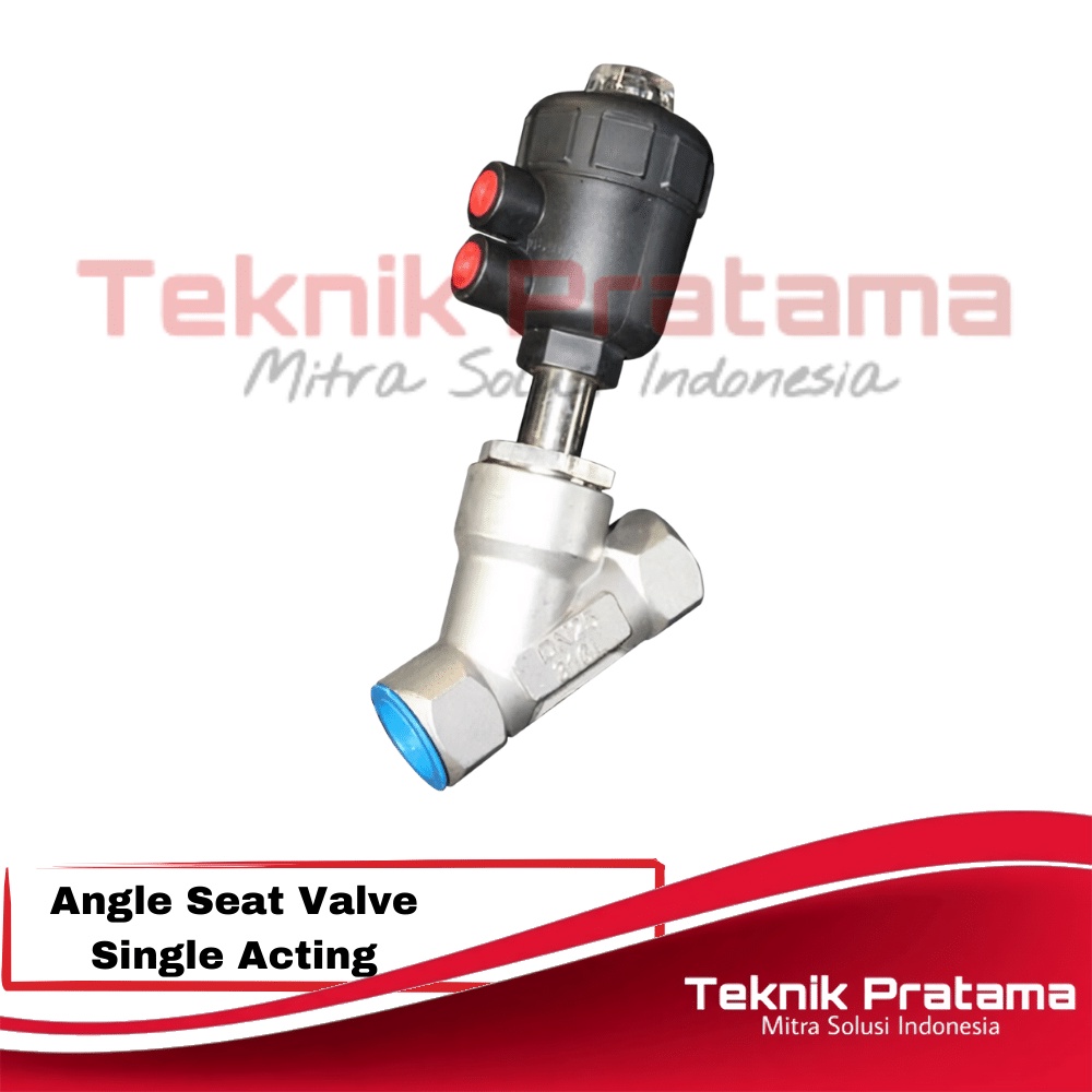 Jual 1" ANGLE SEAT VALVE SINGLE ACTING / PISTON VALVE 1" inch Shopee