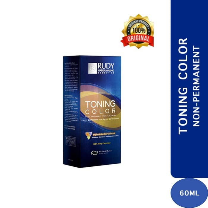 Jual Rudy hadisuwarno toning color natural black | Shopee Indonesia