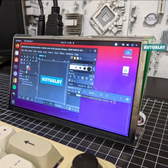 Jual Paket Monitor LCD 7 Inch HDMI VGA AV TTL 50 Pin LVDS PC Display ...
