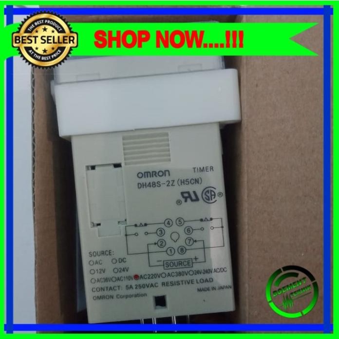 Jual For Sale Timer Digital Omron Dh48S-2Z Time Delay Relay 220V Dan ...