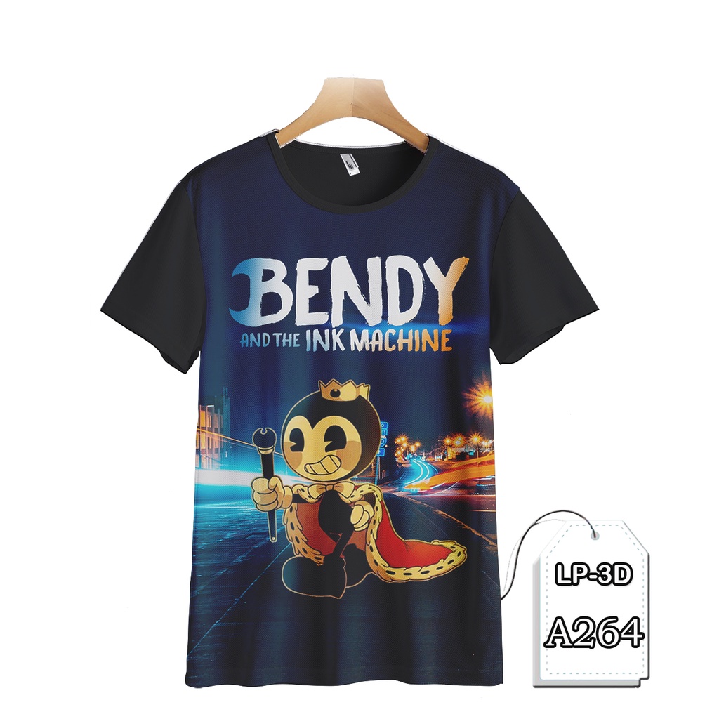 Jual Baju Bendy and the Ink Machine Baju Game Horor Anak 3D #LP3D-A264 ...