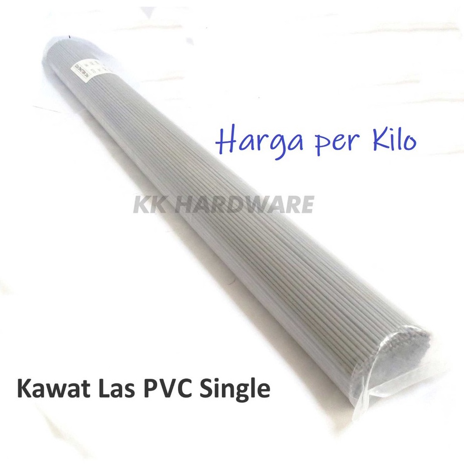 Jual W H Kawat Las Pvc Single Abu Abu Tua Pvc Welding Rod Untuk