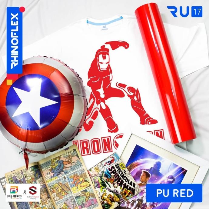 Jual Polyflex PU Merah Red Rhino Rhinoflex RU - 17 | Shopee Indonesia