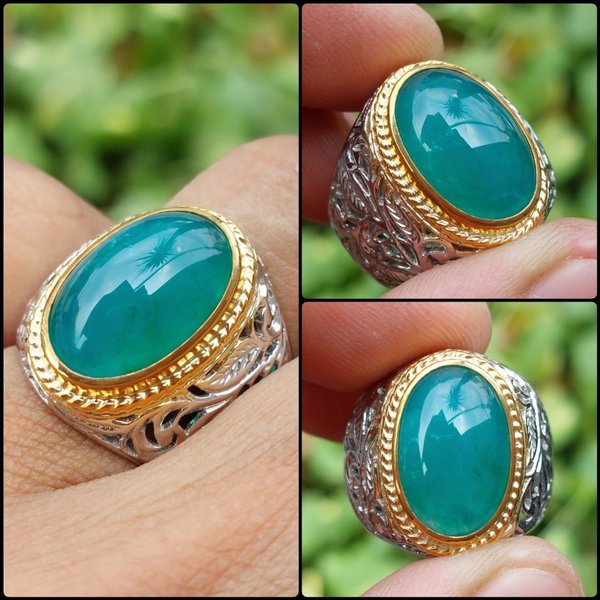 Jual Batu Bacan Majiko Kristal Asli Natural Chrysocolla Chalcedony Akik Ori Shopee Indonesia 8477