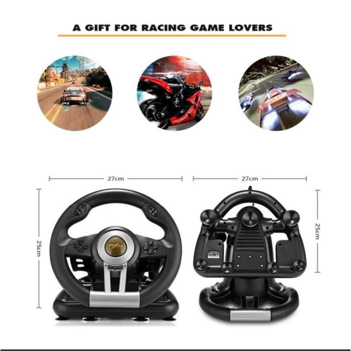 Jual Pxn V3Ii Racing Steering Wheel | Stir | Setir Ps3 Ps4 Pc Xbox ...