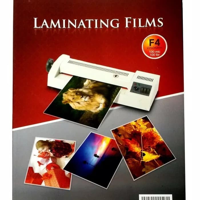 Jual Laminating Film F4 Plastik Laminating F4 ( isi 100 lembar