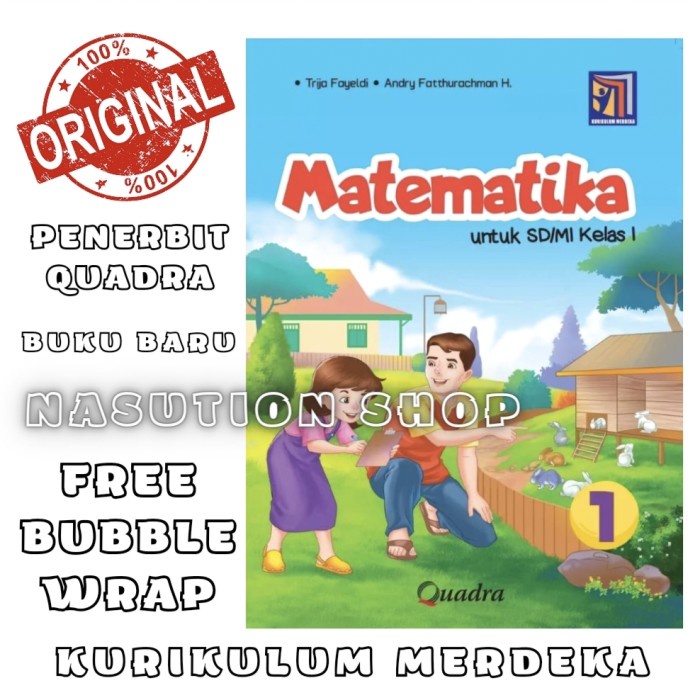 Jual PROMO!!! BUKU MATEMATIKA KELAS 1 2 3 4 5 6 SD QUADRA KURIKULUM ...