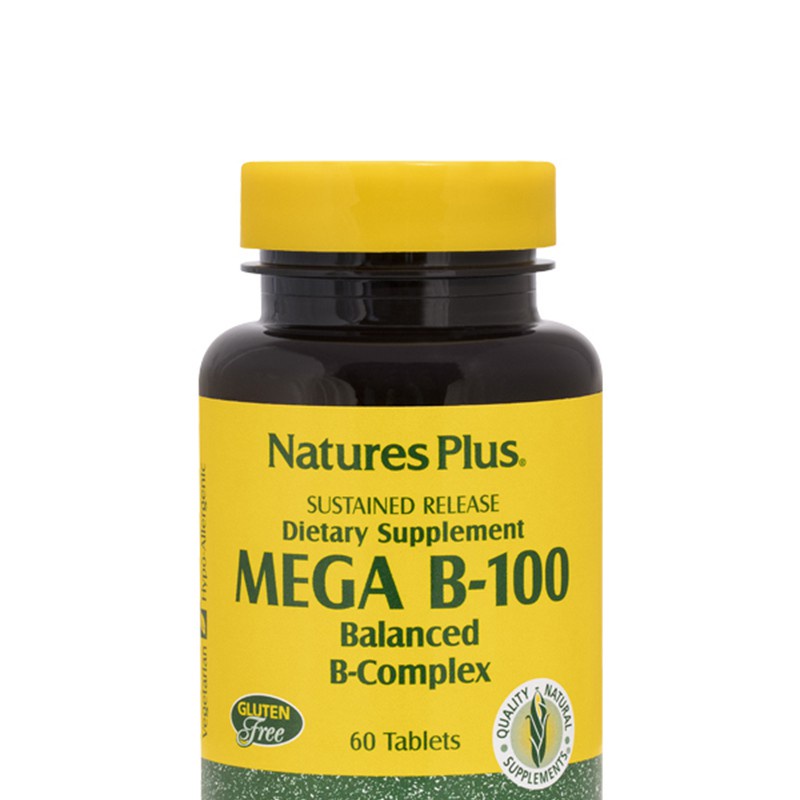 Jual Nature's Plus Mega B-100 Sustained Release 60 Kapsul/Natures Plus ...