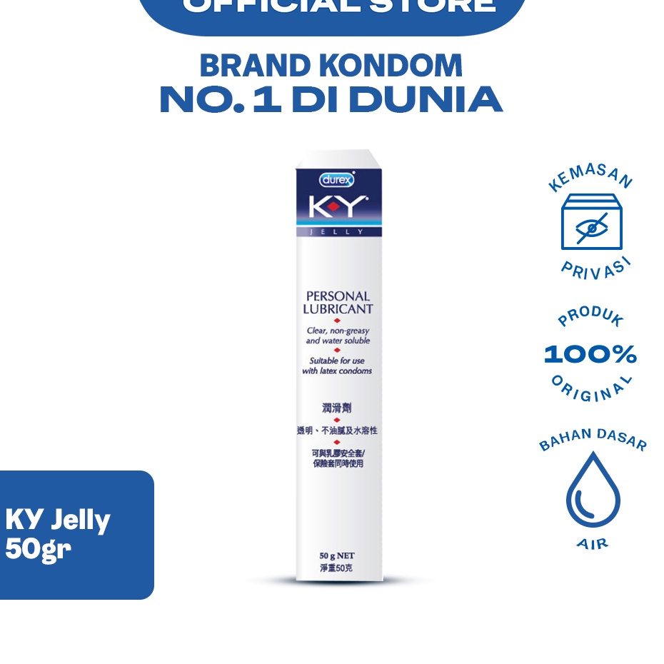 Jual HARGA SPESIAL Durex KY Jelly Personal Lubricant 50g Pelumas Pria