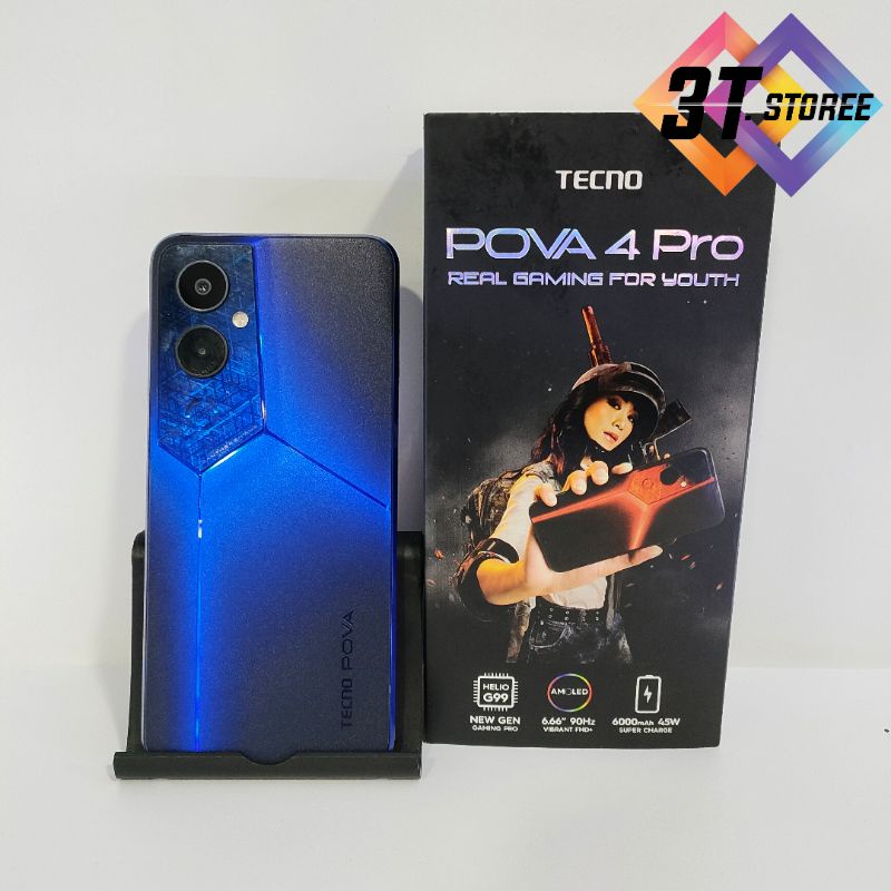 Jual TECNO POVA 4 PRO RAM [8/256GB] [8/256GB] Hellio G99 Fullset mulus ...