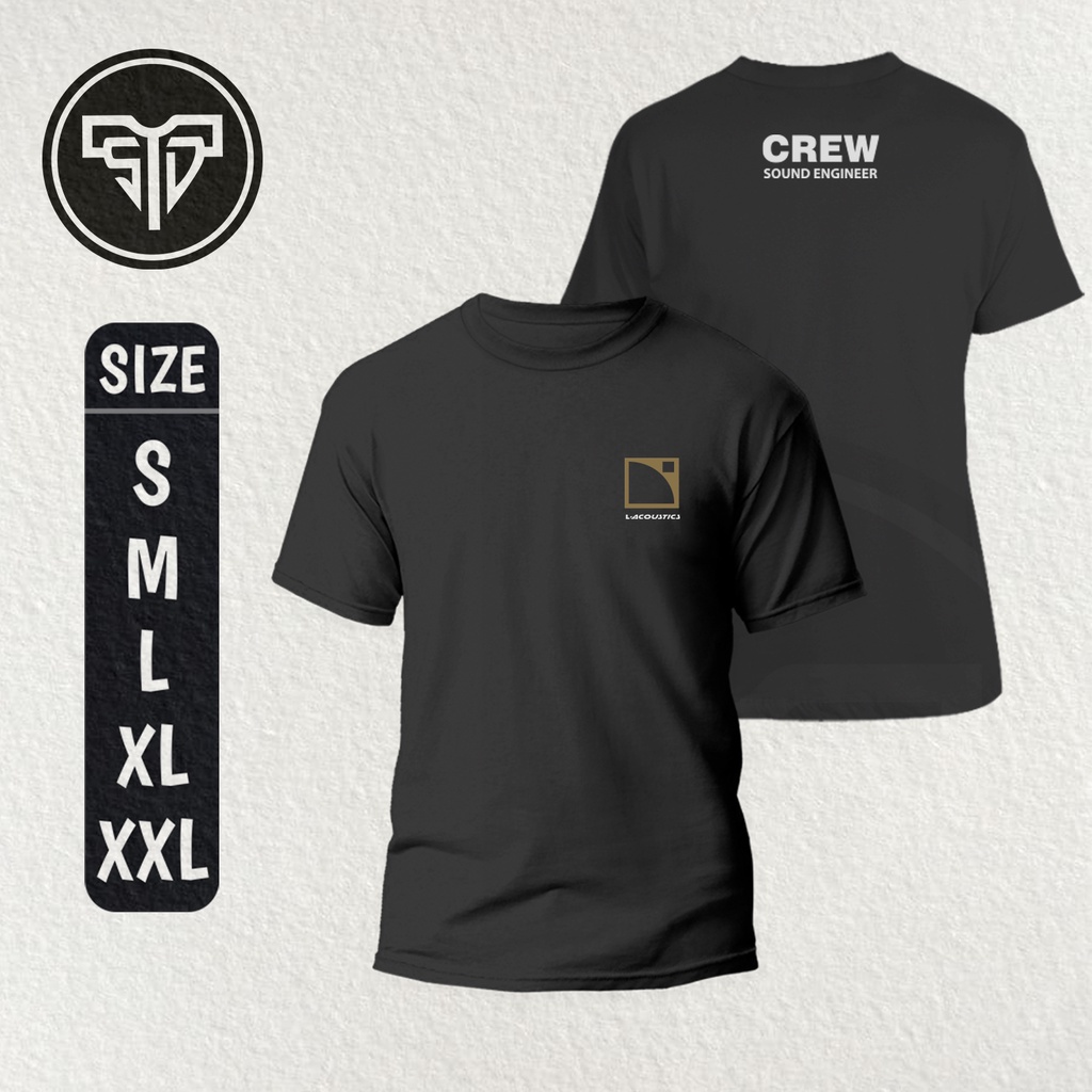 Jual Baju LAcoustics Sound Engineer Edition (Logo Kecil) | Baju Sound